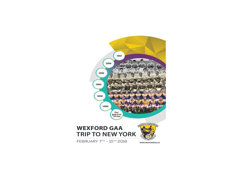 Wexford GAA Fundraising Trip to New York