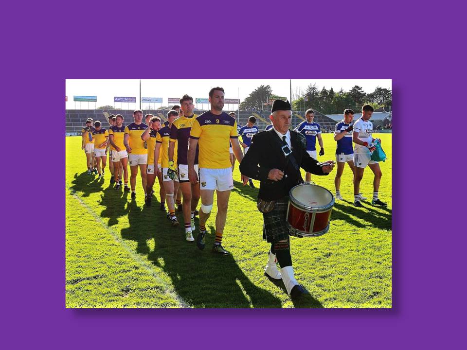 Wexford men who won 4 All Ireland Football Finals in a row celebrated