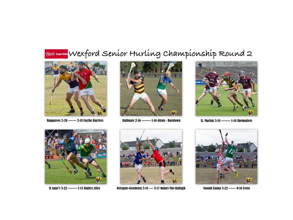 All the Weekends Round 2 Hurling Championship Results