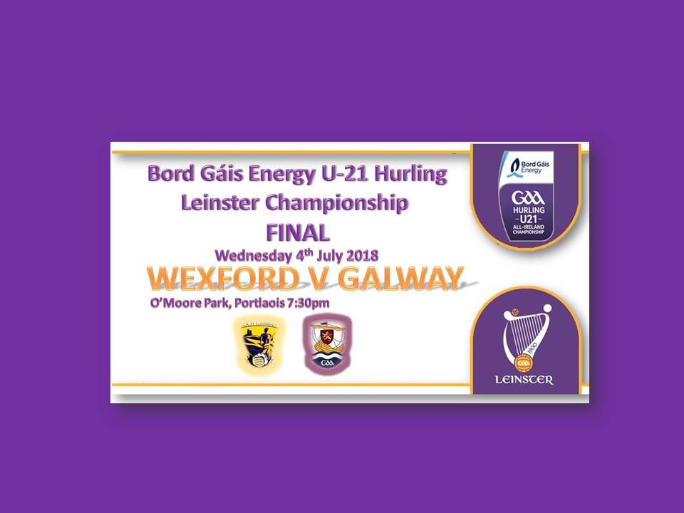 Bord Gáis Energy U-21 Leinster GAA Hurling Championship FINAL