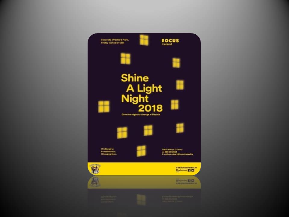 Help Wexford GAA Shine a light Night Make a difference
