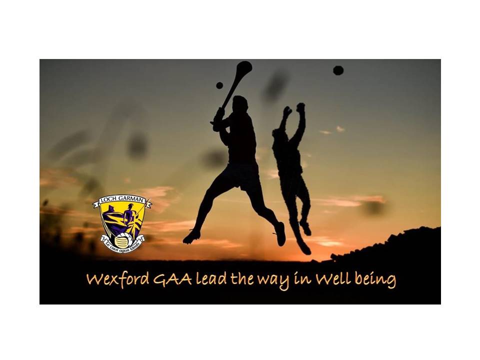 “Wexford GAA to lead the way in Well Being”