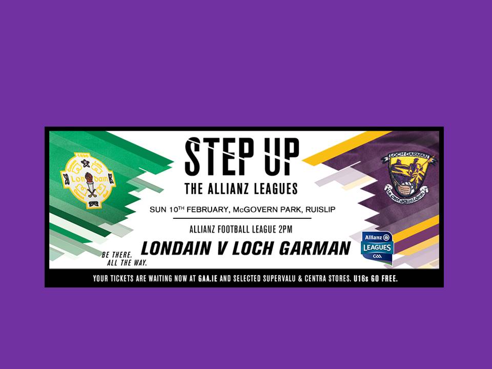 Wexford Footballers Face London this Sunday in McGovern Park, Ruislip, London and aim for two out of two wins to keep promotion hopes alive