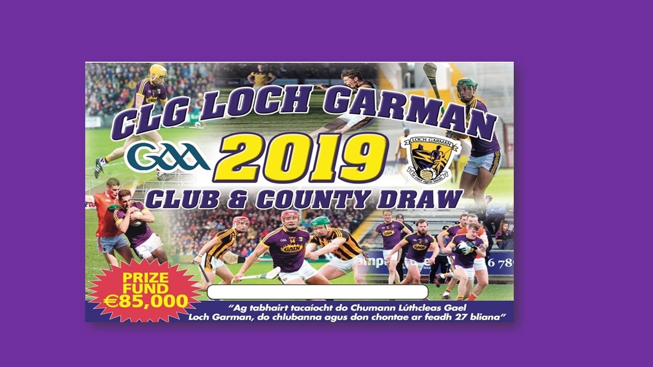1 Week to go until 1st Wexford GAA Club & County Draw of 2019