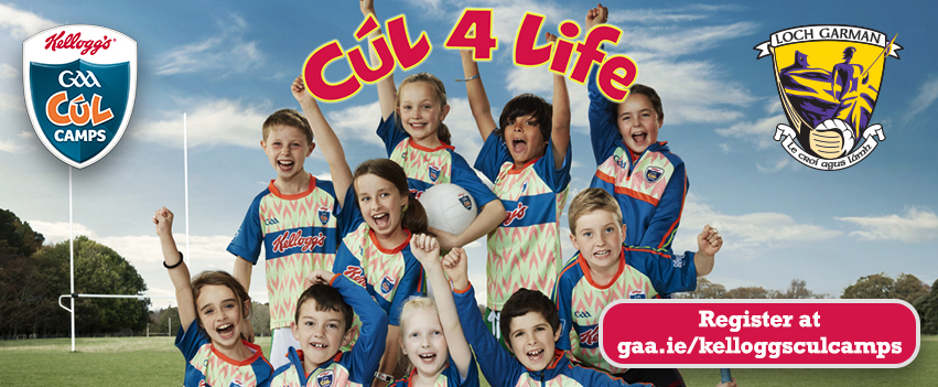 The Countdown to the 2019 Kellogg’s Cúl Camps has begun, Register here and be a part of the summer GAA Fun