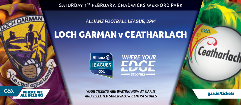 Wexford v Carlow FB Cover