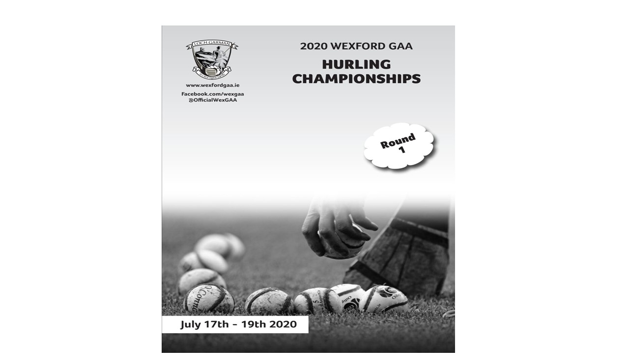 Wexford GAA Round 1 Hurling Championship Programme Download