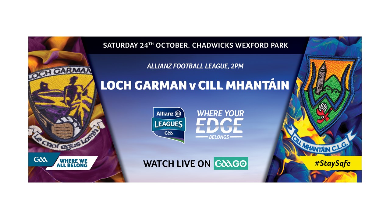 Allianz Football League Division 4 On Line Programme, Wexford v Wicklow Download Here
