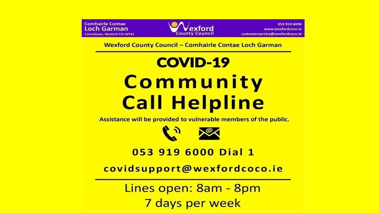 Covid-19 – Helpline and Support