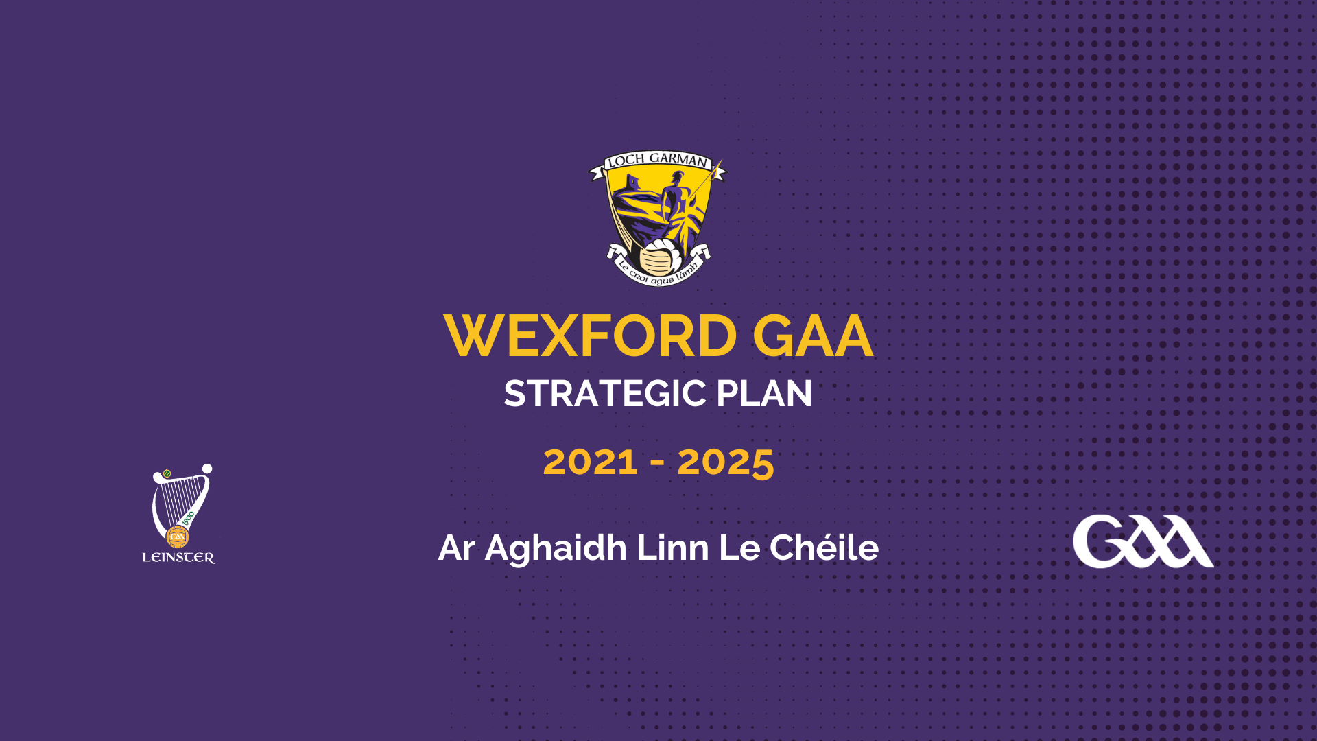 Wexford GAA Strategic Plan 2021 – 2025