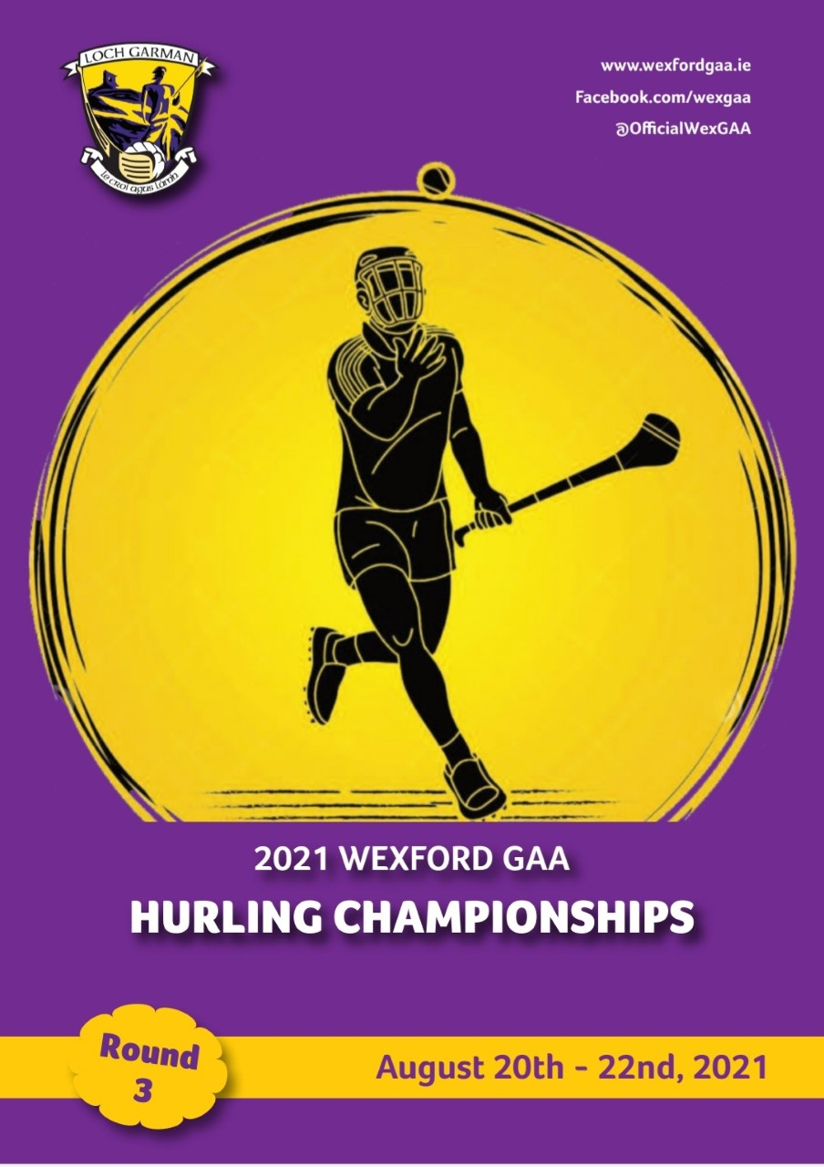 Round 3 Wexford GAA Club Championship : Download Weekends Programme Here