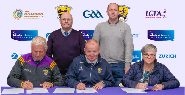 Wexford Camogie, GAA and LGFA join forces for the use and development of Halo Tiles COE