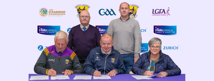 Wexford Camogie, GAA and LGFA join forces for the use and development of Halo Tiles COE
